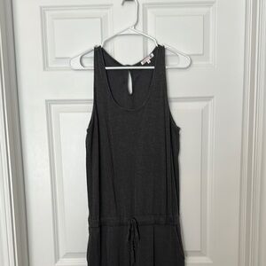 Sundry Black Sleeveless Jumpsuit